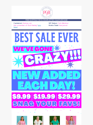 Paisley Grace Boutique - WE'VE GONE CRAZY!!🤪😱😍
