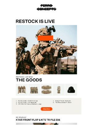 Ferro Concepts - STANDARD ISSUE - RESTOCK LIVE NOW