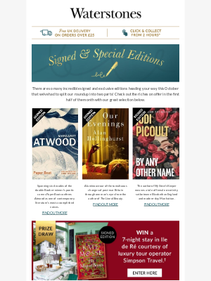 Waterstones (United Kingdom) - Signed & Special Editions