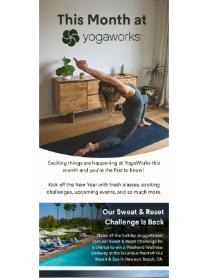 YogaWorks - ✨ This month at YogaWorks