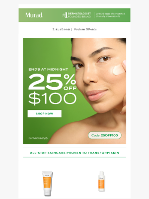 Murad - LAST CHANCE for spring savings