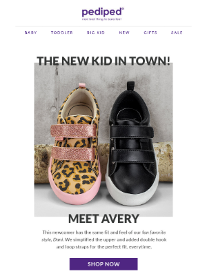 Pediped - Our New Fall Muse: Avery