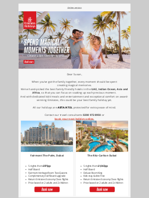Emirates Holidays (United Kingdom) - A fun-filled family adventure awaits