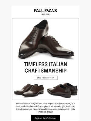 Paul Evans - Step Up in Italian Leather