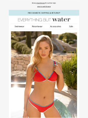 Everything But Water - Colorblock is trending | Sundresses to love