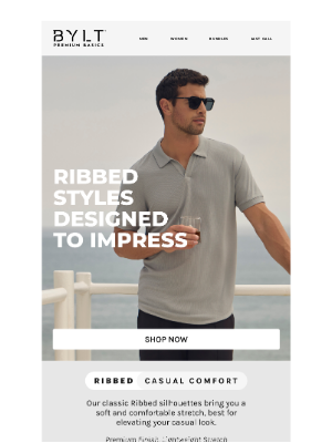 BYLT Basics - Ribbed. Refined. Ready.