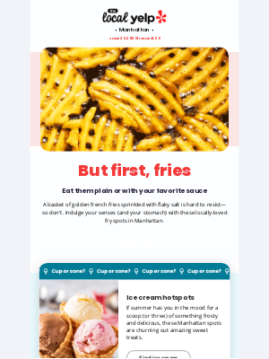 Yelp - French fry fans, right this way ➡️