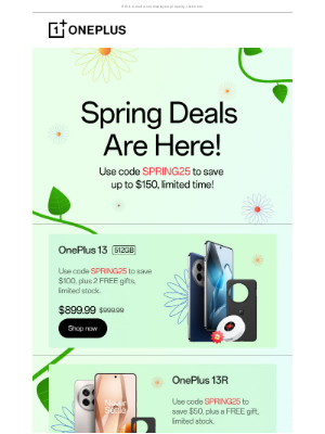 Spring Deals Are Here!