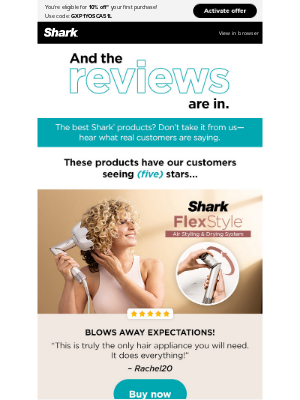 Shark Cleaning - Don't just take it from us…