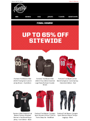 trail blazers store