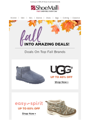 ShoeMall - Fill your closet with these fall brands 👈