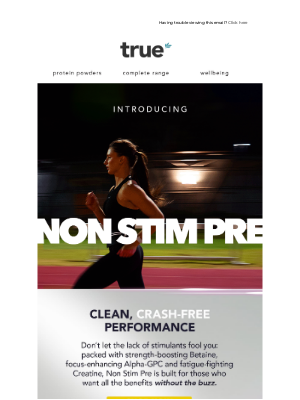 True Protein (Australia) - NON STIM PRE AVAILABLE NOW⚡