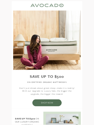 Avocado Green Mattress - Upgrade & Save On Sleep ✨