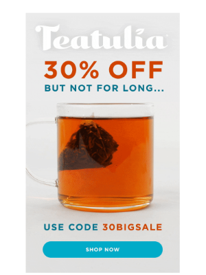 Teatulia Tea - Our Big Sale