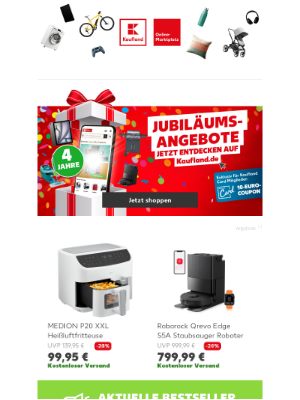 real (Germany) - Tolle Jubiläums-Angebote zum Marktplatz-Geburtstag