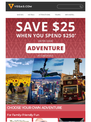 Vegas - 🚨 $25 PROMO CODE 🚨 1 WEEK ONLY!