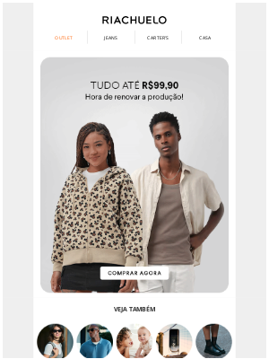 Riachuelo (Brazil) - Quer look novo por até R$ 99.90?
