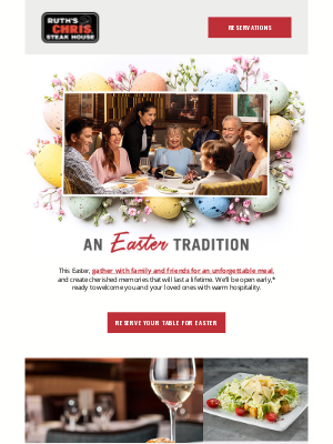 Ruth's Chris - Create a New Easter Tradition