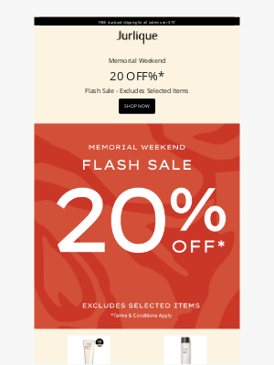 Jurlique - Grab 20% Off This Weekend! 🎉