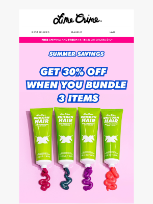 Lime Crime - Happening Now: Summer Savings ☀️
