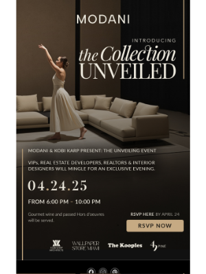 Modani Furniture - An Evening with Modani