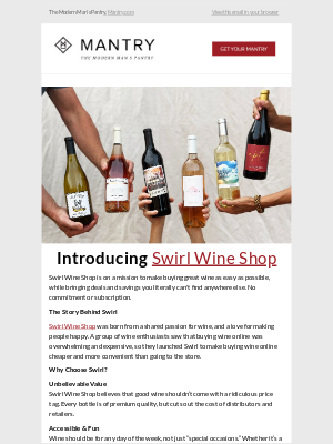 Mantry - Our Favorite Online Wine Store Right Now