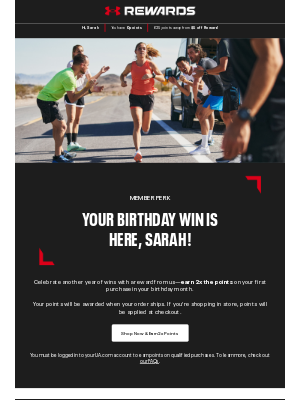 Under Armour - Your birthday perk is here! 🎉
