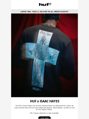 HUF Worldwide - HUF x Isaac Hayes