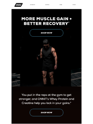 Onnit -  Supplement superstars for muscle gains​