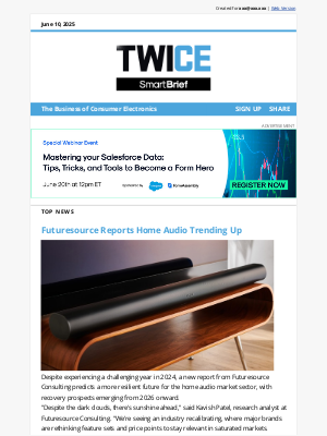Twice - Futuresource Reports Home Audio Trending Up