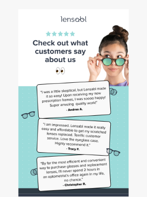 Lensabl - What REAL customers say about Lensabl