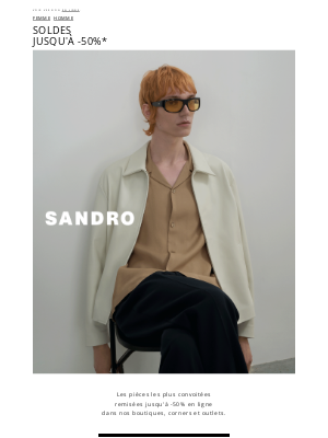 Sandro (France) - Les pièces les plus convoitées à -50%