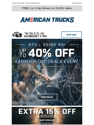 American Trucks - Hurry! Father's Day Deals Are Ending Soon 🎉