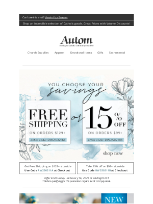 Autom - Free Shipping OR 15% Off : You Decide! 🤔