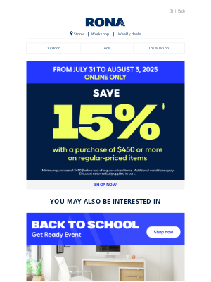 Last Chance to Score 15% Off