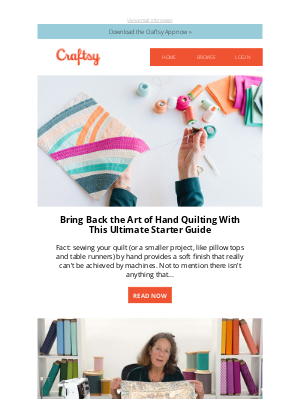 Craftsy - Bring Back the Art of Hand Quilting With This Ultimate Starter Guide