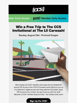 CCS - Win a FREE trip to The CCS Invitational!