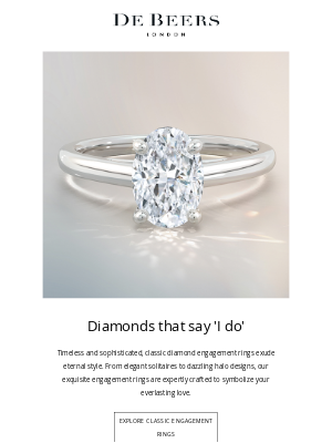 De Beers - Classic or colorful? Find your perfect ring