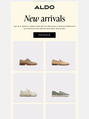 Aldo Shoes Canada - Spring newness incoming