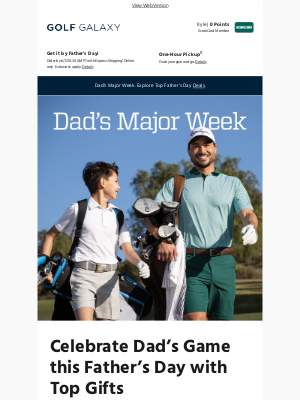 Golf Galaxy - Top Father's Day gifts are HERE! 🏌️