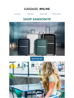 LuggageOnline - Check out the latest Samsonite Styles!