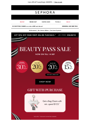 Sephora (Australia) - Beauty Pass Sale is OFFICIALLY ON 🔥