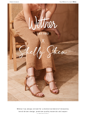 Wittner (Australia) - Now Live: Wittner x Shelly Shen