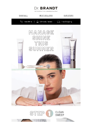 dr. brandt Skincare - Unclogged. Unbothered. Unshiny. - Shine Happens.