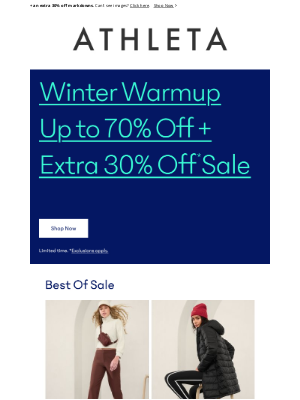 Athleta - Shop up to 70% Off 😍