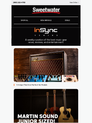 Sweetwater - 5 Amps That Are Perfect for Pedals