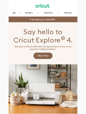 Cricut - THIS JUST IN: Cricut Explore® 4 Has Landed  🚀