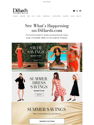 Dillard's - See What's Happening on Dillards.com