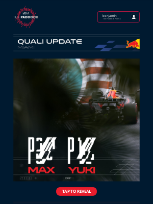 Red Bull Racing - Your Miami Grand Prix Quali Update, Benjamin