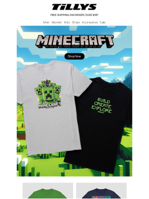 Tillys - MINECRAFT  🆕 Build | Create | Explore
